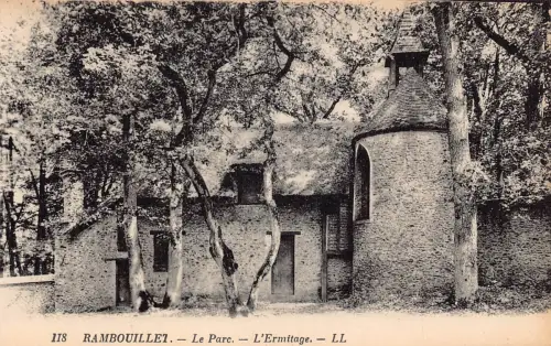 C015 Frankreich, Rambouillet Le Parc L'Ermitage Postkarte