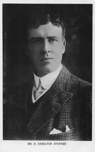 A058 Persönlichkeit Herr H Hamilton Stewart Schauspieler Foto echte Vintage Postkarte
