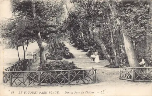 C016 Frankreich, Le Touquet Paris Plage 1911 Vintage Postkarte