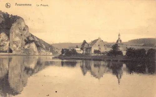 L312 Belgien 1923 Anseremme Le Prieure See Vintage Postkarte