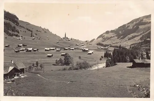 A074 Österreich 1921 Mittelberg 1218m Dorf Vintage Postkarte