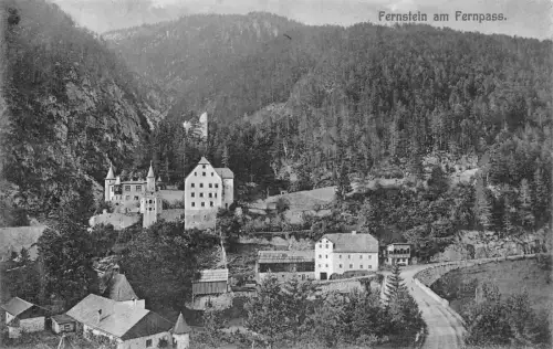 A073 Österreich Fernstein am Fernpass Berg Vintage Postkarte