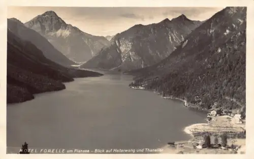 A072 Österreich Hotel Forelle am Plansee Heiterwang und Thaneller See Postkarte