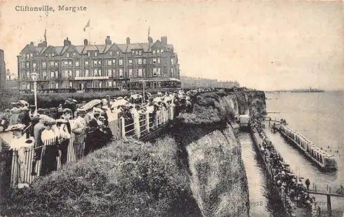 A888 England 1906 Cliftonville Margate Hotel Vintage Postkarte