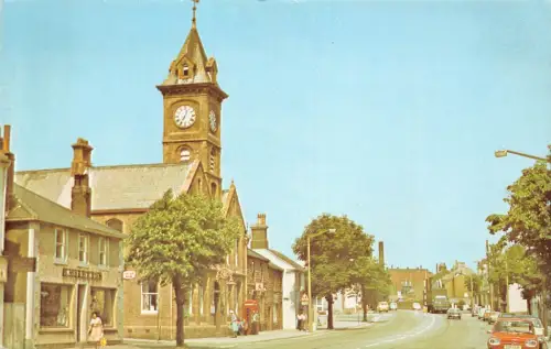 A891 England Town Hall Clock Egremont Vintage Postkarte