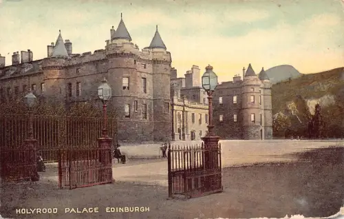 A891 England Holyrood Palace Edinburgh Vintage Postkarte