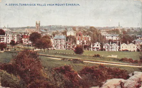 A890 England 1920 Tunbridge Wells vom Mount Ephraim Vintage Postkarte
