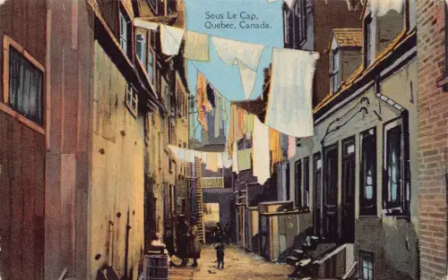 A892 Kanada Sous Le Cap Quebec Vintage Postkarte