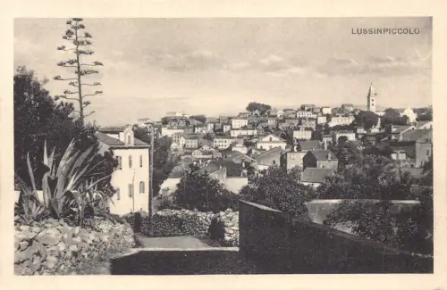 Kroatien Mali Losinj Lussinpiccolo Häuser Ansicht Vintage Postkarte