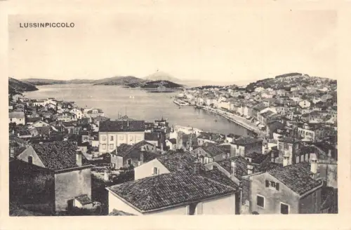 Kroatien Mali Losinj Lussinpiccolo Gesamtansicht Vintage Postkarte