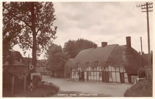 A895 England 1942 North End Broughton RPPC Vintage Postkarte