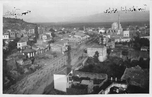 Türkei Aydin Gesamtansicht Moschee Vintage Postkarte