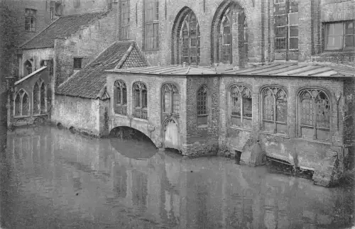 A903 Belgien Brügge Hopital St Jean Hospital Vintage Postkarte