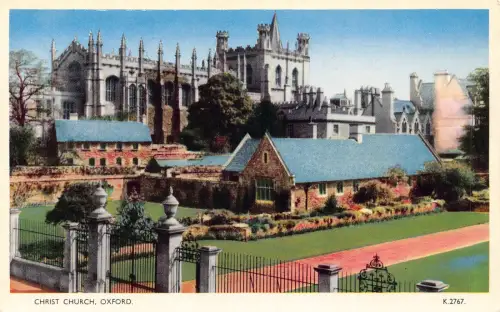 A904 England Oxford Christ Church Vintage Postkarte