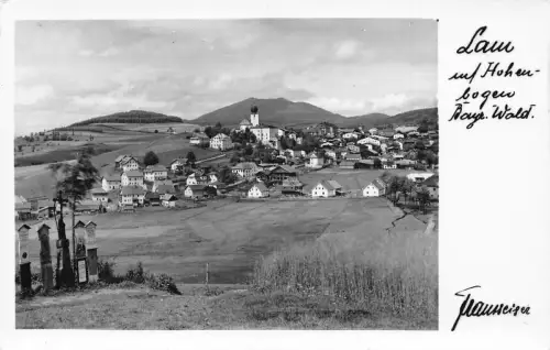 L183 Deutschland Lauf Hohenbogen Bayr Wald Dorf Vintage Postkarte