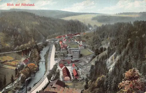 Deutschland Ansicht Ruebeland Vintage Postkarte