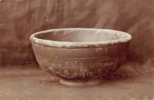 A091 Unbekanntes Archäologisches Objekt - Zeremonie Schale Vintage Postkarte