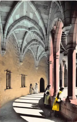 B170 Spanien Mallorca Palma Interior del Castillo del Bellver RPPC Postkarte