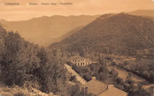 B167 Kroatien Crikvenica Vinodol Vintage Postkarte