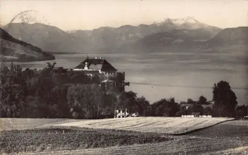 B173 Österreich 1933 Kammer am Sttersee Blick auf Zitadelle Schatberg Postkarte