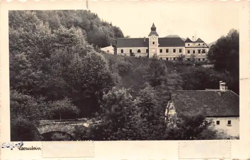 B173 Österreich Leonstein Kirche RPPC Vintage Postkarte
