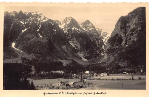 B173 Österreich Totes Gebirge RPPC Vintage Postkarte