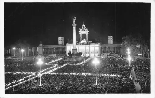 B167 Ungarn 34. Internationaler Eucharistischer Kongress Budapest 1938 Postkarte