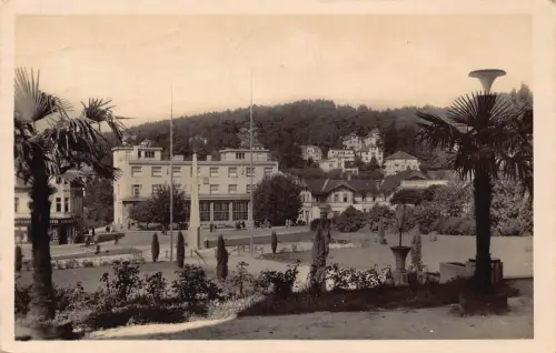 B167 Tschechien 1947 Lazne Luhacovice RPPC Vintage Postkarte