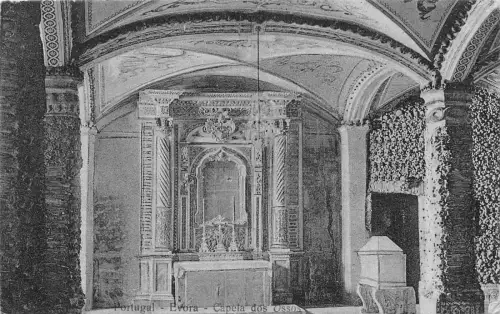 B175 Portugal Evora Canela dos Ossos Vintage Postkarte