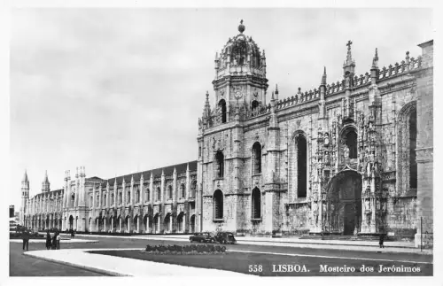 B175 Portugal Lissabon Mosteiro dos Jeronimos RPPC Postkarte