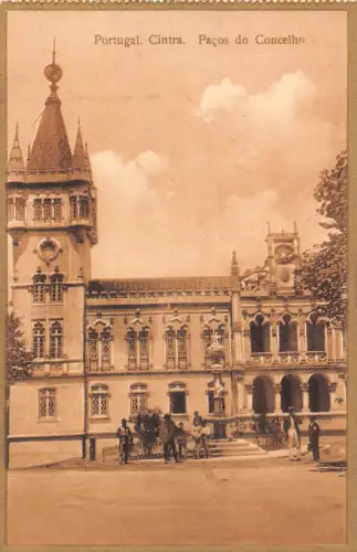 B175 Portugal Cintra Pacos do Concelho Vintage Postkarte