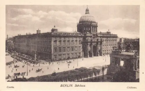 Deutschland Berlin Schloss Schloss Vintage Postkarte