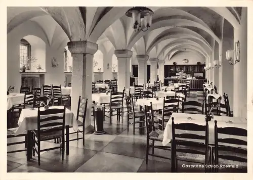 Deutschland Gastaette Schloss Raesfeld Pension Restaurant RPPC Vintage Postkarte