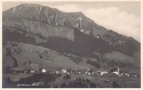 L341 Österreich Lermoos i Tirol Berg RPPC Vintage Postkarte