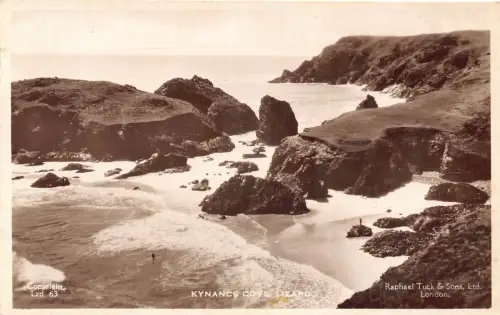 A905 England Kynance Cove Lizard Cornwall RPPC Vintage Postkarte