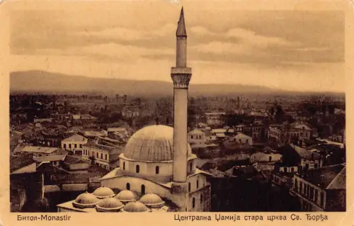 A906 Bosnien und Herzegowina 1930 Sarajevo Bitol Monastir Moschee Postkarte