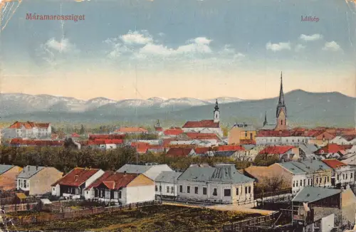 Rumänien Sighetul Marmatiei Marmorossziget Kuk zensierte Postkarte