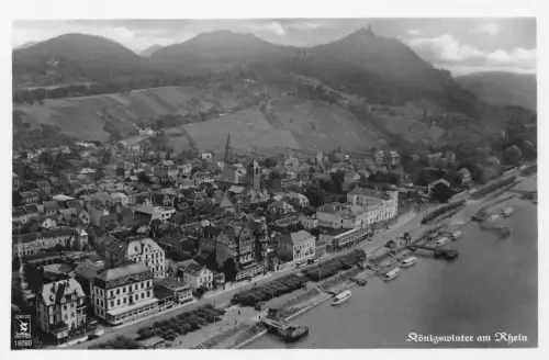 L011 Deutschland Roenigswinter am Rhein RPPC Vintage Postkarte