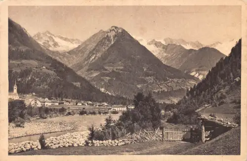 L011 Deutschland 1910 Luttach im Ahrntale Gebirge Vintage Postkarte