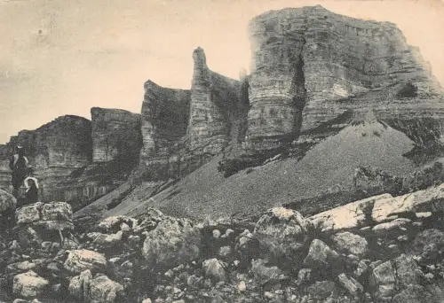 L176 Russland Umgebung von Kislowodsk Bermamyt Klippen Vintage Postkarte