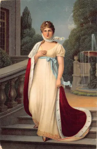 L076 Deutsches Königshaus 1913 Königin Luise von Preußen Postkarte