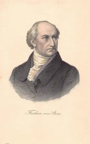 L076 Deutschland Freiherr von Stein Portrait Postkarte