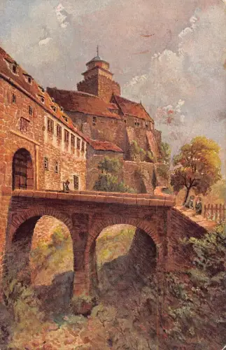 L194 Deutschland Burg Breuberg im Odenwald bei Neustadt i Odw Vintage Postkarte