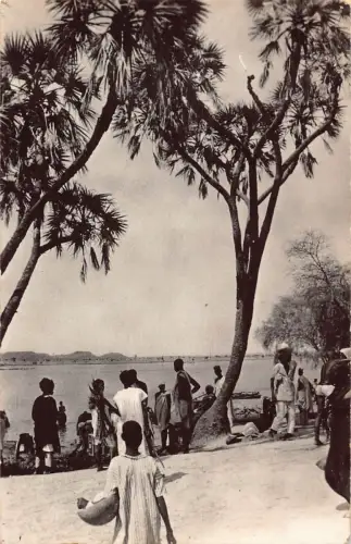 B664 Nigeria Ligne du Hoggar Niamey Kinder Ureinwohner Ethno Vintage Postkarte