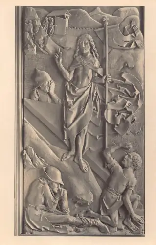 L350 Deutschland Detwang St Peter Paulskirche Kirche Auferstelung Skulptur Postkarte