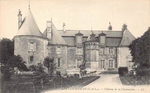 C021 Frankreich, Azay le Rideau Chateau de la Chatonniere Vintage Postkarte