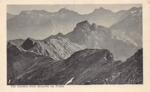 B182 Schottland Die Coolins aus Bruache na Frithe Vintage Postkarte