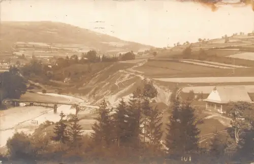 B180 England 1954 Tunbridge Wells General View RPPC Vintage Postkarte
