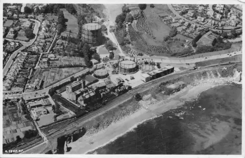 B181 England Hollicombe und Preston Beach RPPC Postkarte