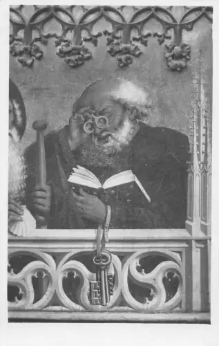 L350 Deutschland Rothenburg o Tbr St Jakob Kirche Fresko Hochaltar St Peter Postkarte